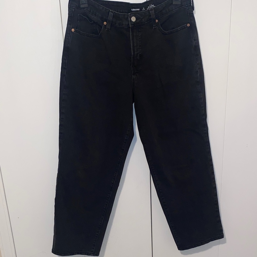 Old Navy Women's High Rise Black Jeans